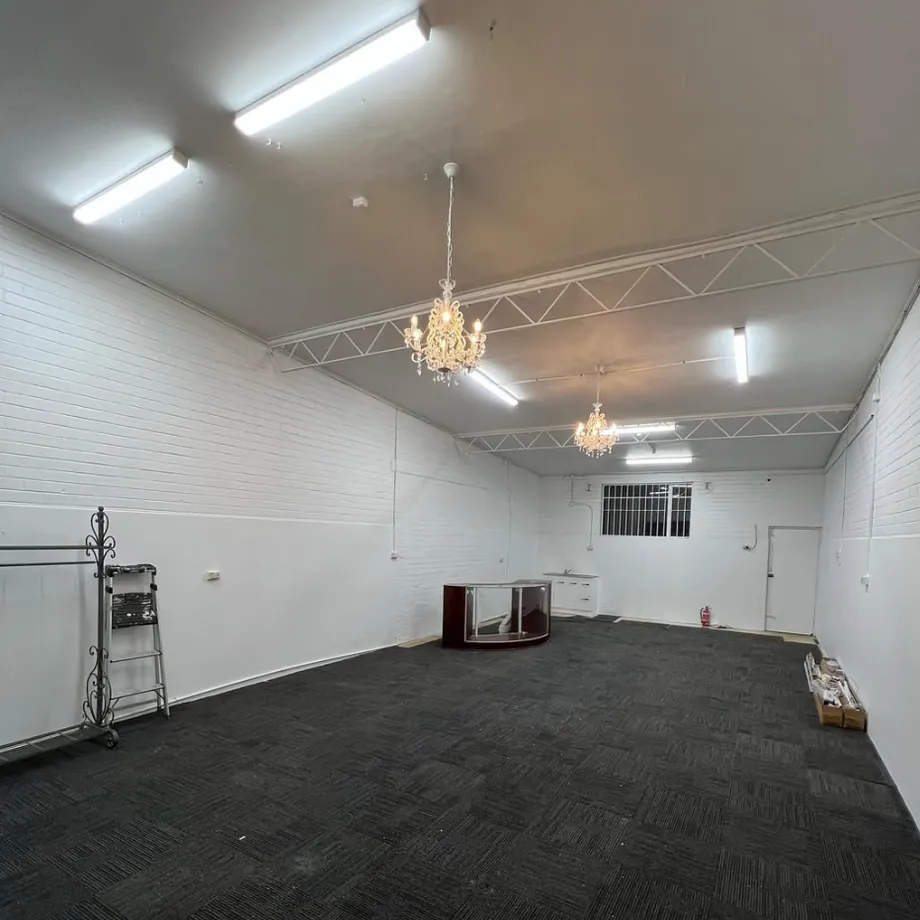 Interior room prepared for fit out
